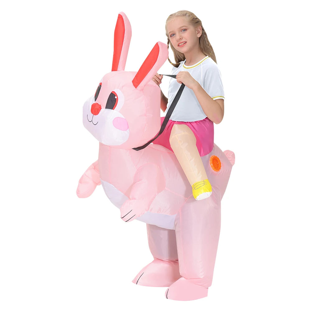 Kids Child Dinosaur Inflatable Costume Anime Purim Halloween Christmas Party Cosplay Costumes Dress Suits for Boys Girls