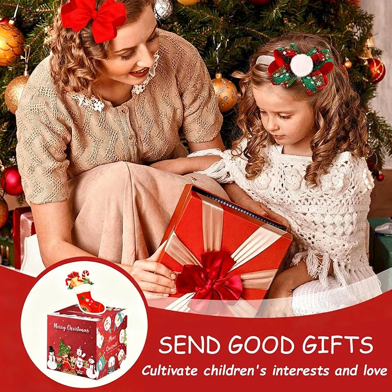 Christmas Money Gift Box Christmas Party Favors Gifts 2025 Navidad Suprise for Friends New Year Party Accessories
