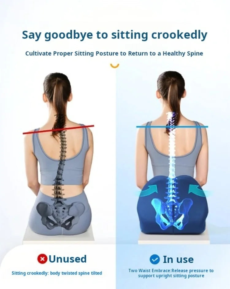 Car Chair Back Cusion Mesh Lumbar Anti-Fatigue Brace Elastic Cushion Massage Back Cushion Pad Support Summer Cool Breathable
