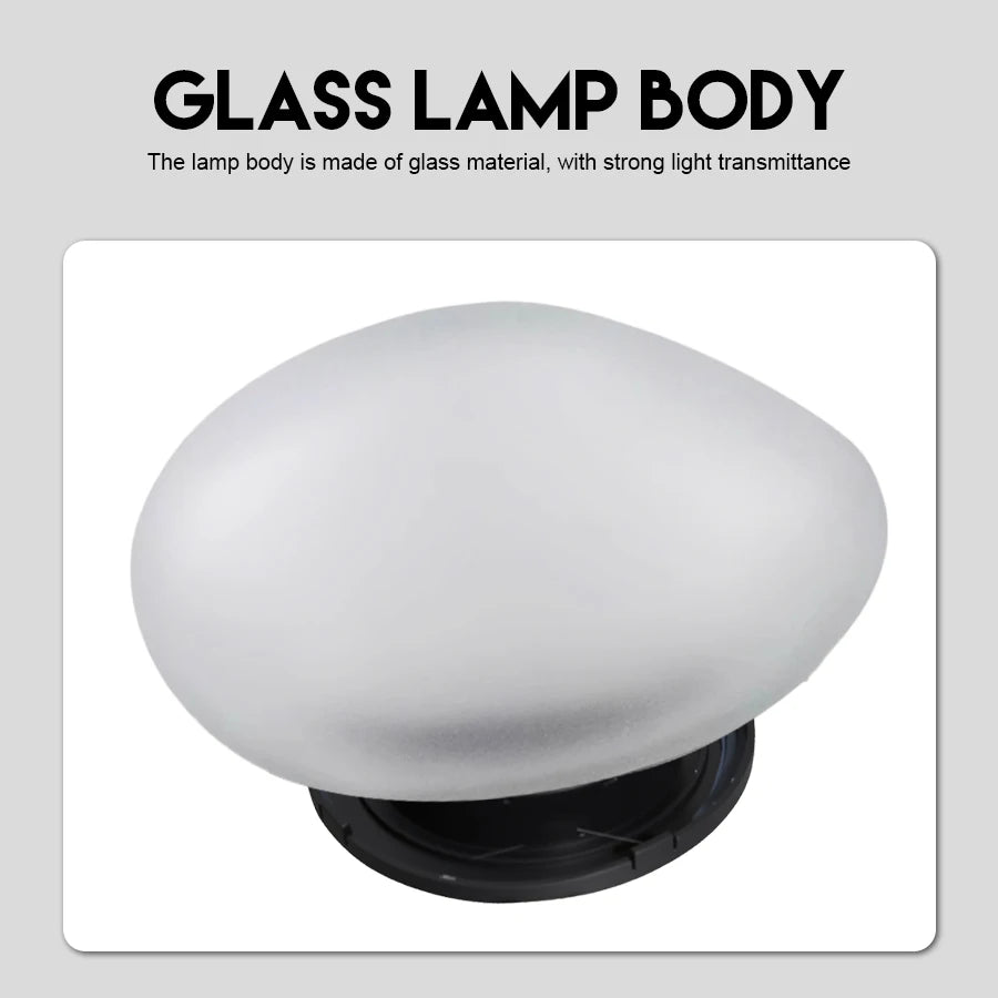 LED Solar Stone Lights Outdoor Waterproof Solar Powered Rock Light,Outdoor Landscaping Spotlights Solar Garden Yard Decor Lamp