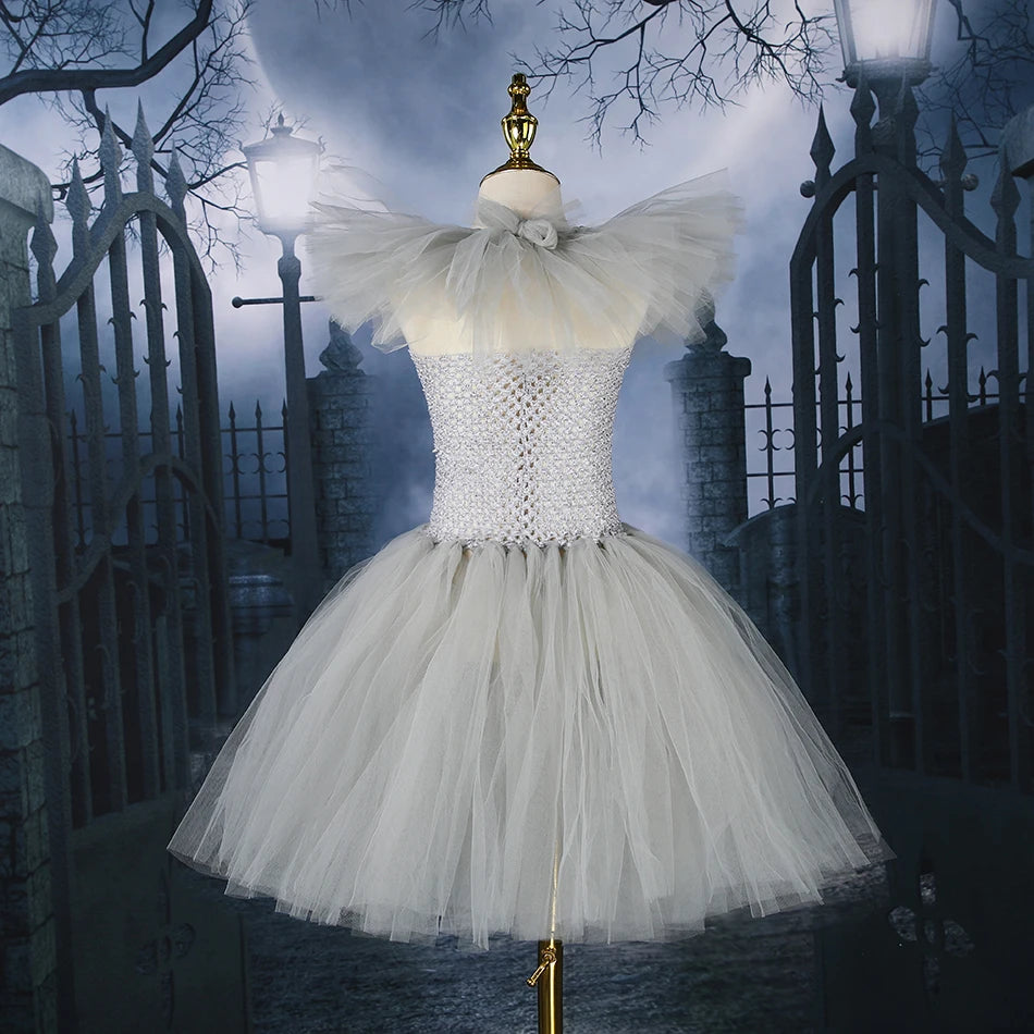 Halloween Clown Dress Kids Horror Movie Cosplay Costume Set for Girls Carnival Party Party Dress Up Clowns Clothing 3-10Yre
