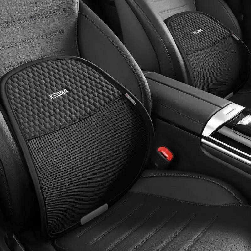 Car Chair Back Cusion Mesh Lumbar Anti-Fatigue Brace Elastic Cushion Massage Back Cushion Pad Support Summer Cool Breathable