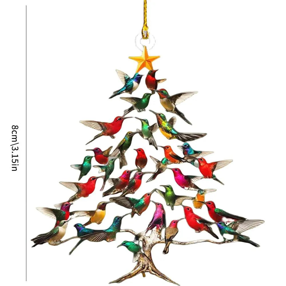 Christmas Ornament Mountain Of Book Christmas Tree Hanging Pendant 2025 Happy New Year Decor 2024 Merry Christmas Decoration