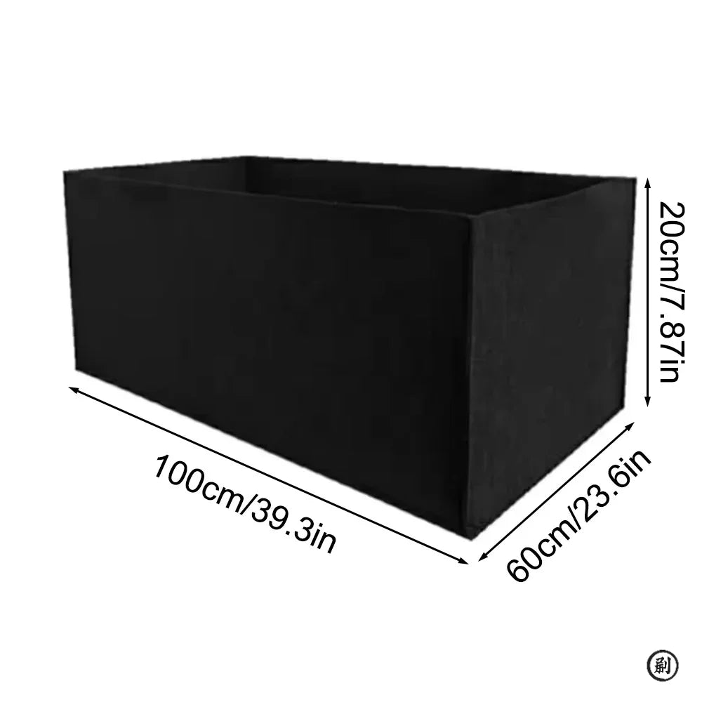 Square Felt Growing Bucket Plant Growth Bag Multi-Functional Vegetable Plant Non-Woven Felt Growing Bag