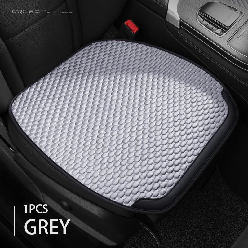 Universal Ice Silk Summer Car Seat Covers Breathable Car Seat Covers Full Set Sweat Absorption Auto Seat Cushion Car Accessories