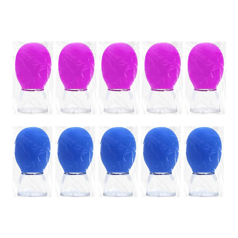 1/5/10pcs Silicone Massage Cupping For Body Face Neck Eye Cellulite Massager Vacuum Tank Body Facial Care Anti-aging Beauty Tool