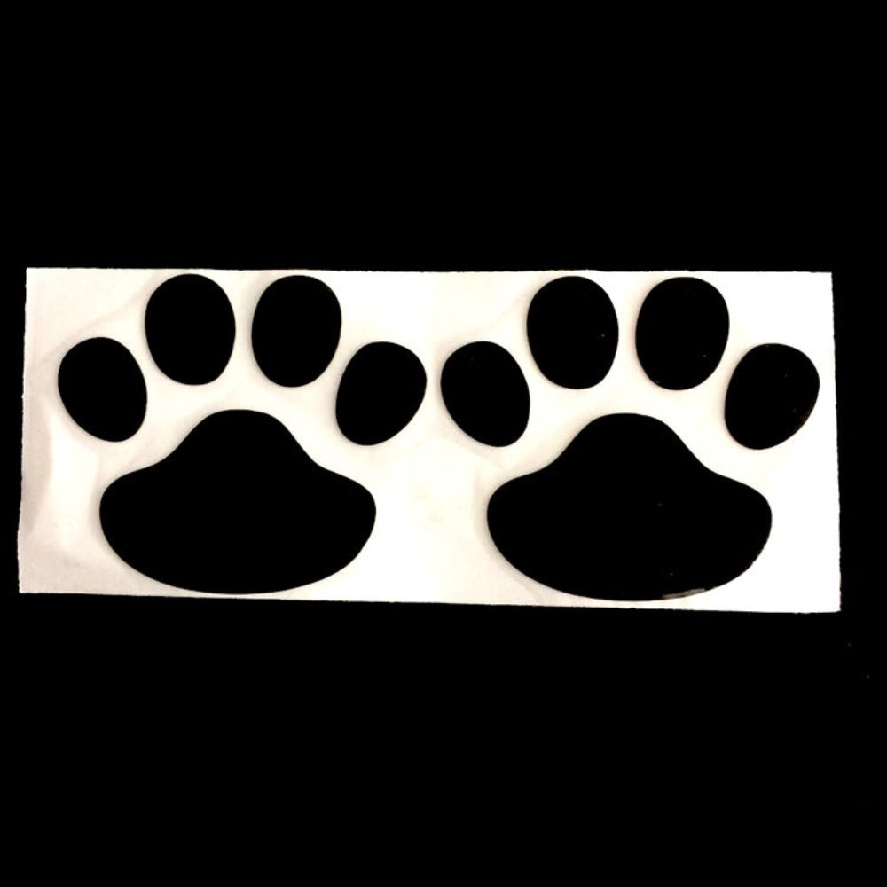 2pcs/Set Car PVC Sticker Cool Design Paw 3D Animal Dog Cat Bear Foot Prints Footprint Decal Car Stickers Accessories