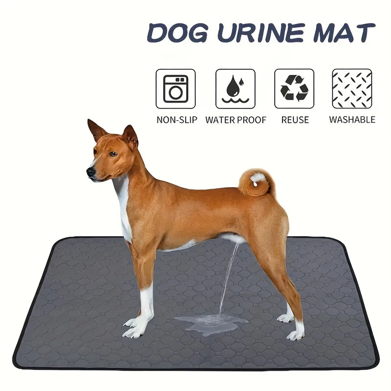 Dog Pee Pad Reusable Washable Dog Urine Mat Car Seat Floor Sofa Waterproof Absorbent Puppy Cat Training Diaper Mat Pet Supplies
