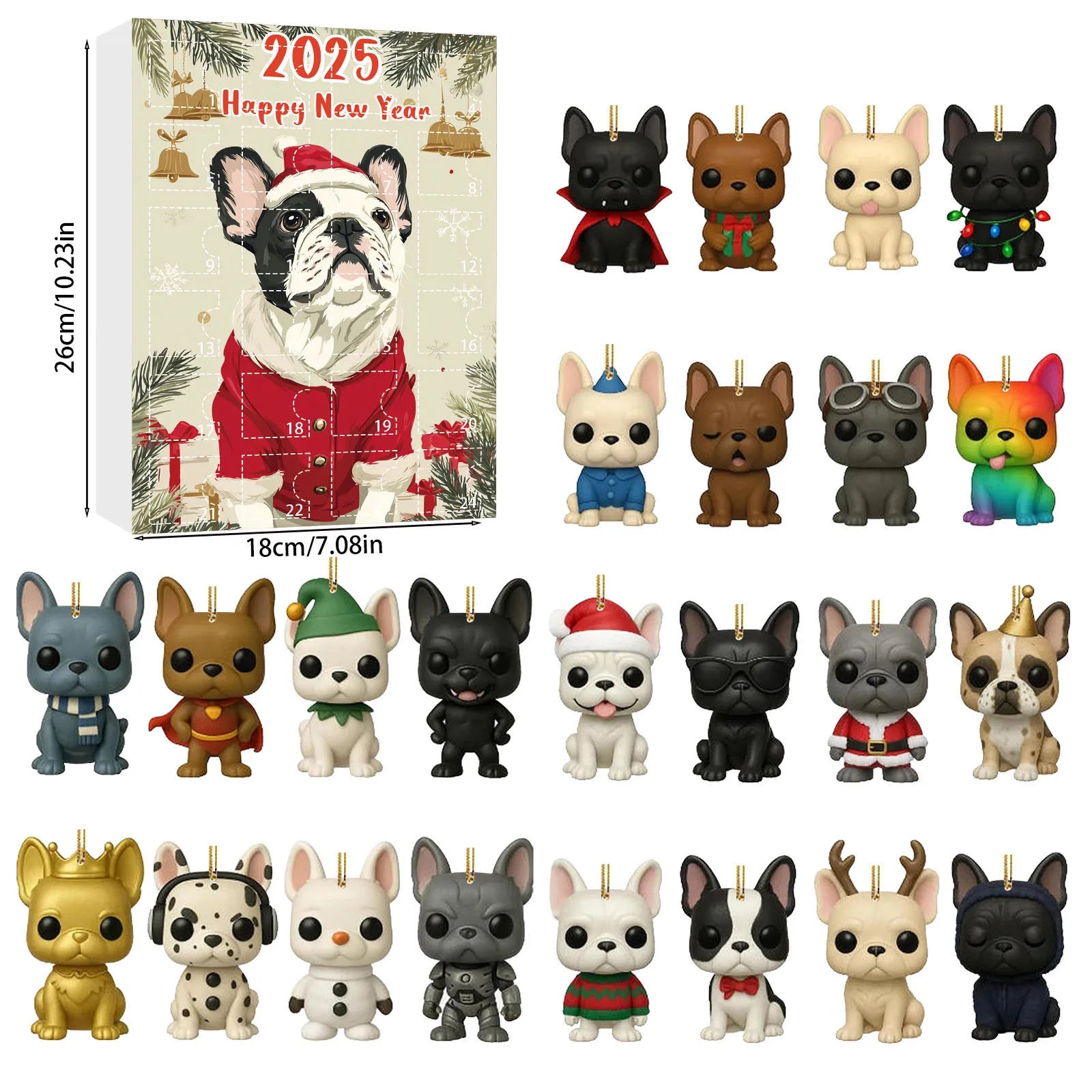2025 Dungeons & Cats Advent Calendar Doll Christmas Atmosphere Decorative Gifts New Year 24 Days Countdown Surprise Blind Box
