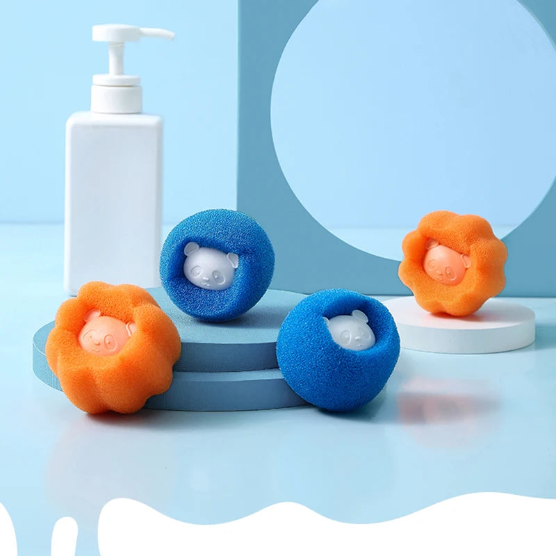 3pcs Pet Hair Remover Reusable Ball Laundry Washing Machine Filter Wool Sticker Cat Hair Remover Pet Fur Lint Catcher Home