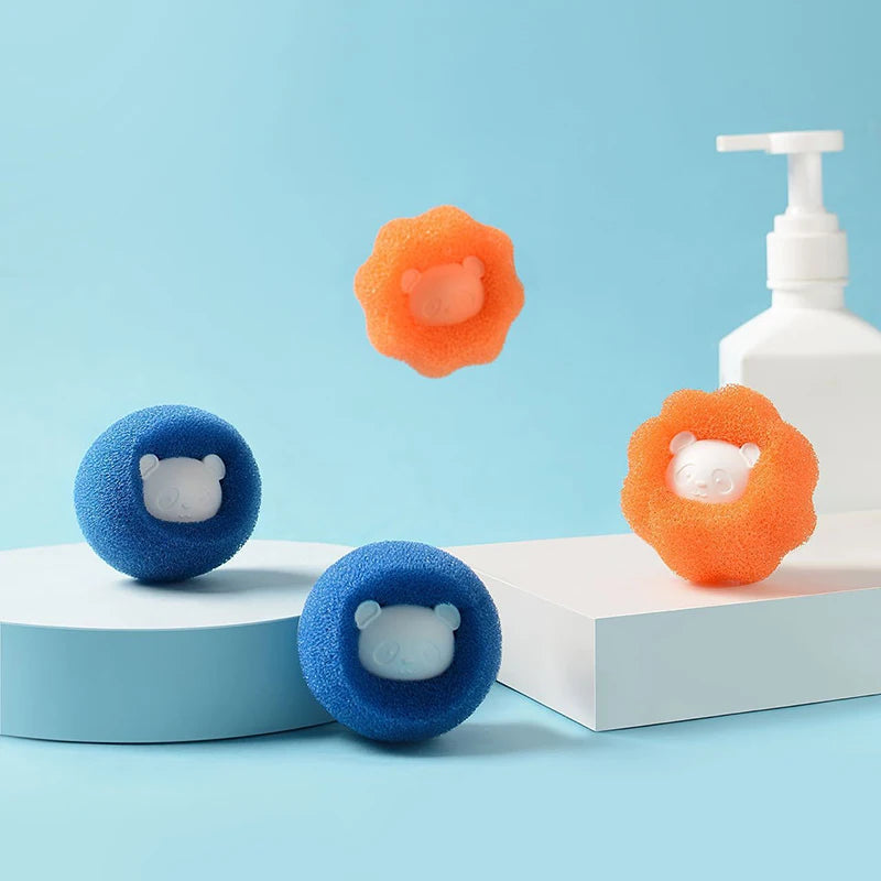 3pcs Pet Hair Remover Reusable Ball Laundry Washing Machine Filter Wool Sticker Cat Hair Remover Pet Fur Lint Catcher Home