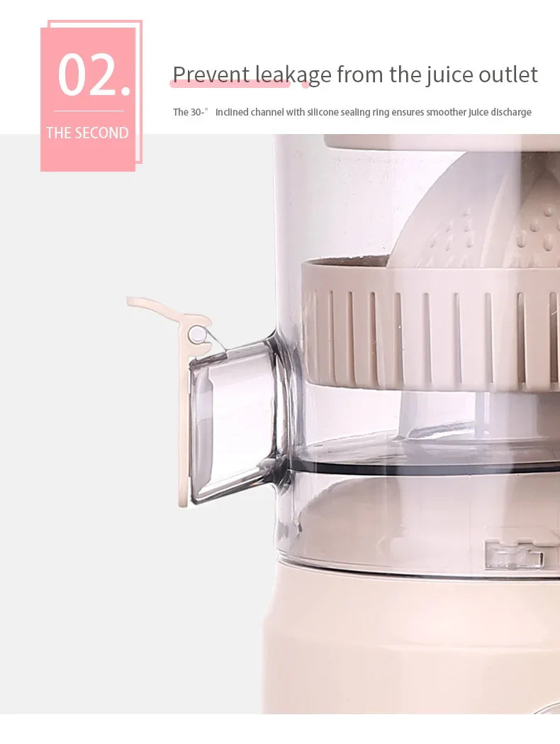 Electric Orange Juicer Portable 600ml Original Citrus Fruit Juice Extractor