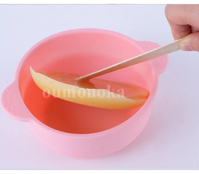 Silicone Depilatory Shaving Wax Heater  Machine for Depilation Professional Home Appliance SPA Paraffin Pot Foldable Wax Heater