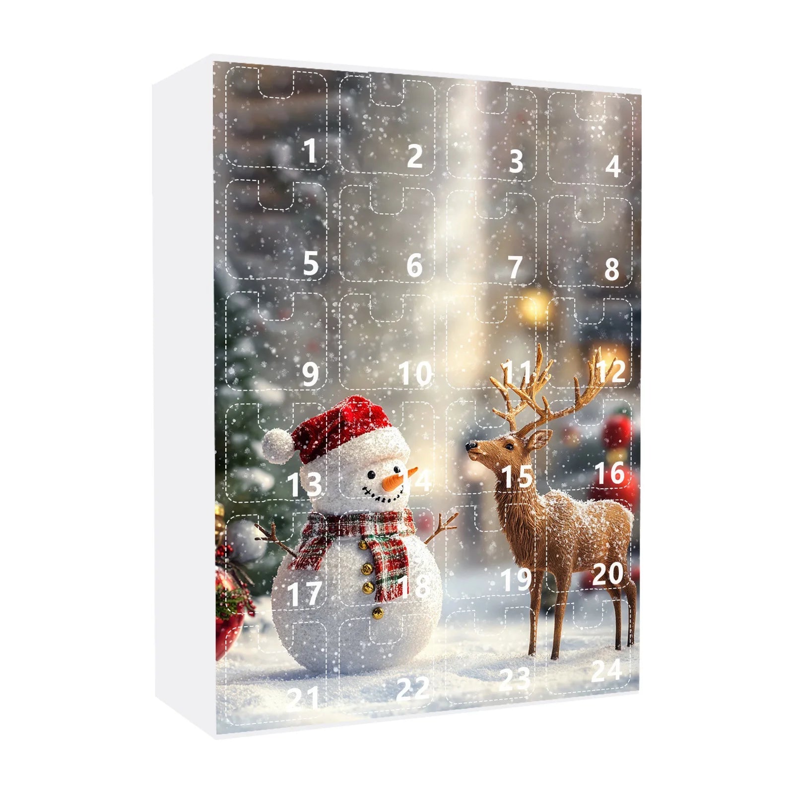 Christmas Advent Calendar 2025 Christmas Countdown Calendars 24 Days of Xmas Surprises with 24 Collectible for Kids Adult Teens