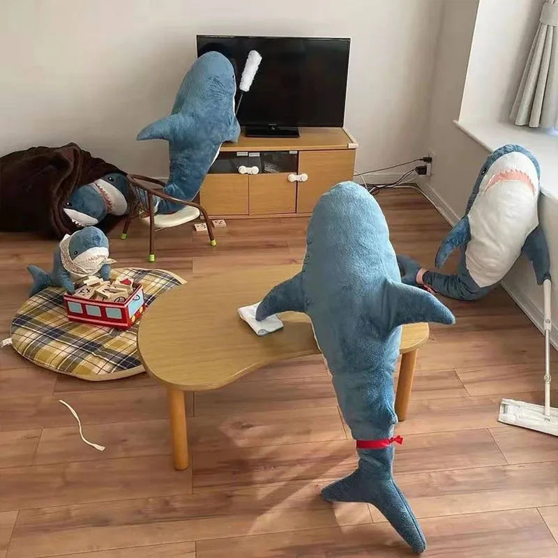 30cm Shark Toy Soft Stuffed Sea Animal Accompany Pillow High Quality Gifts For Birthday Children Boys Party Decro