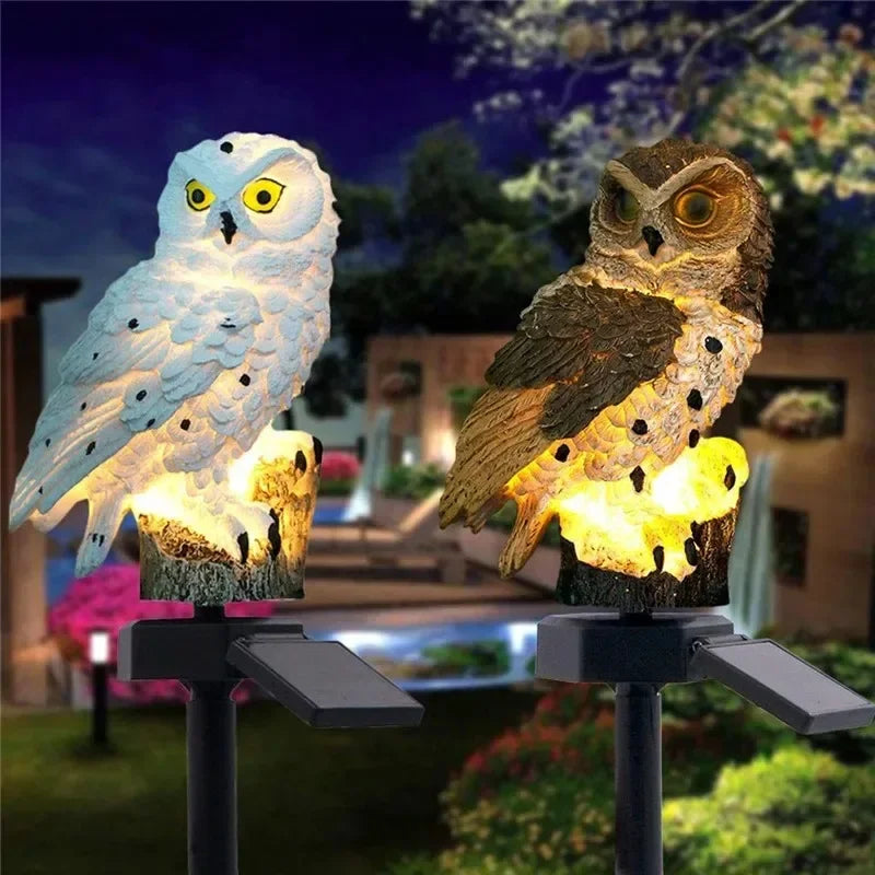 LED Solar Lawn Light Multi Craft Miniature Fairy House Solar Powered Outdoor Decor LED Garden Light Resin Cottage Christmas Lamp