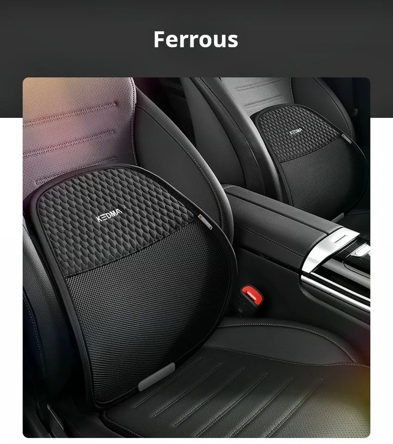 Car Chair Back Cusion Mesh Lumbar Anti-Fatigue Brace Elastic Cushion Massage Back Cushion Pad Support Summer Cool Breathable