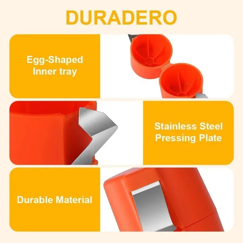 Plastic Egg Shell Opener Professional Manual Eggs Breaker Non-Stick Hand Eggshell Separator Multifunctional Kitchen Baking Tools