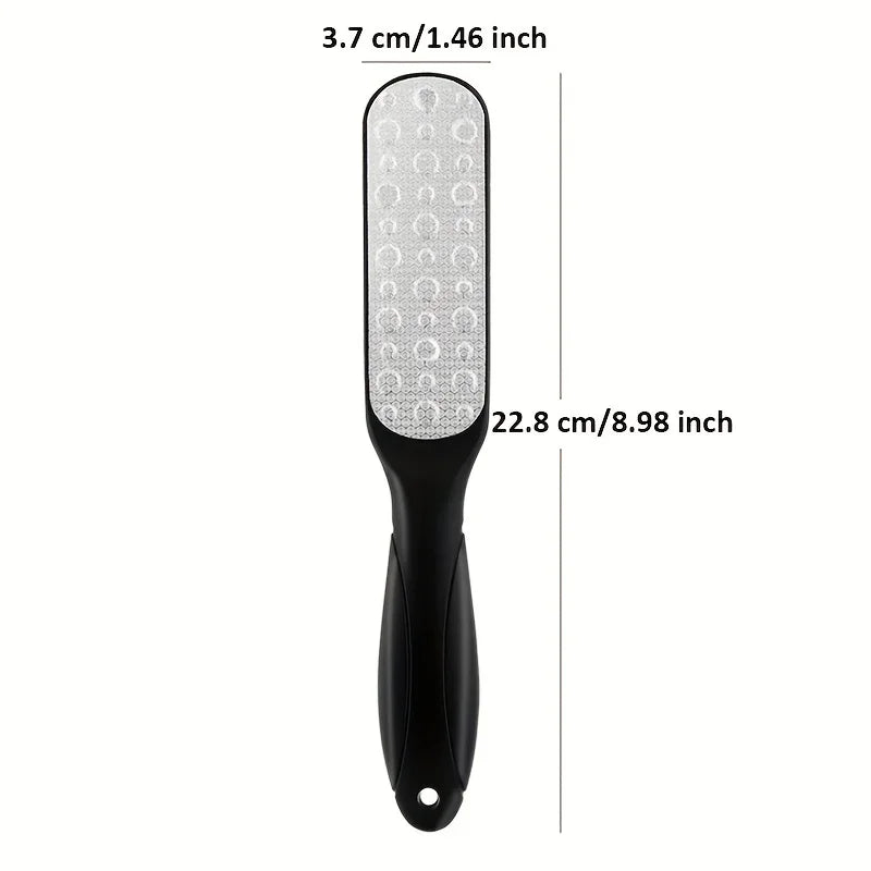 Heavy Duty Foot File-Medical Grade 304 Stainless Steel, Dual Sided Callus Remover for Pedicure, Dead Skin & Scar Treatment Tool