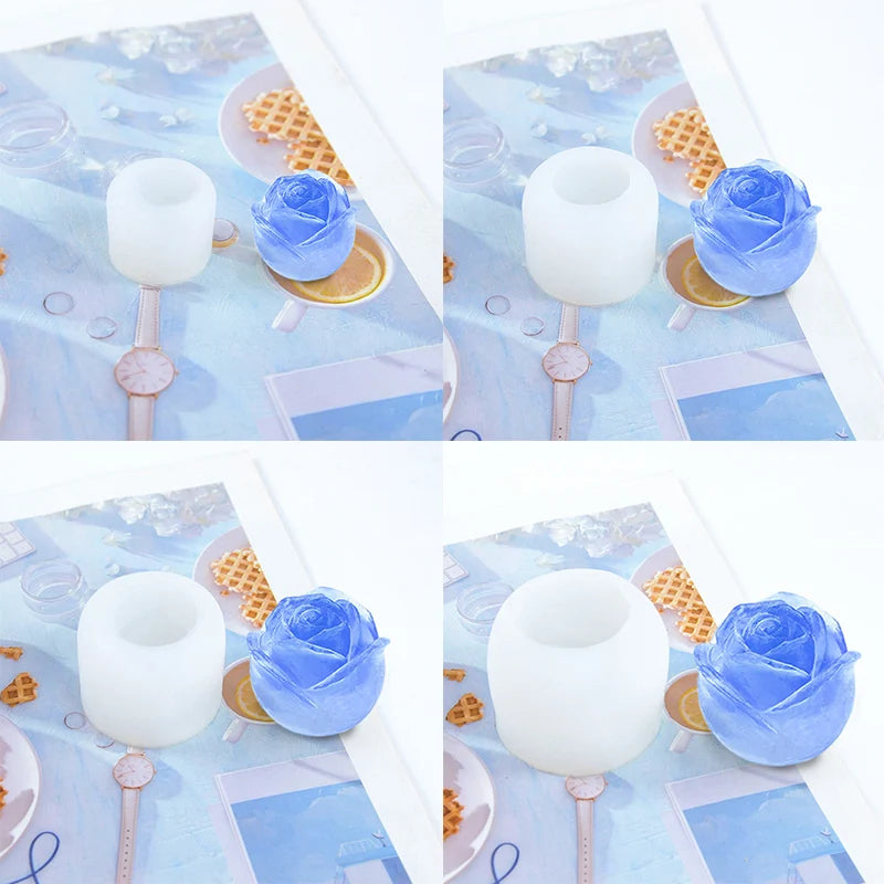 Valentine Day Flower Soft Silicone Rose Molds