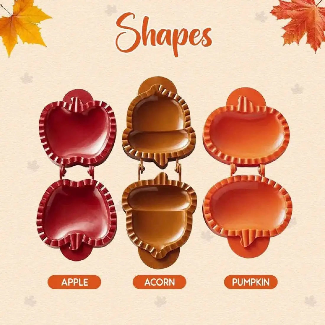 Fall Hand Pie Molds Set Mini Pie Mould