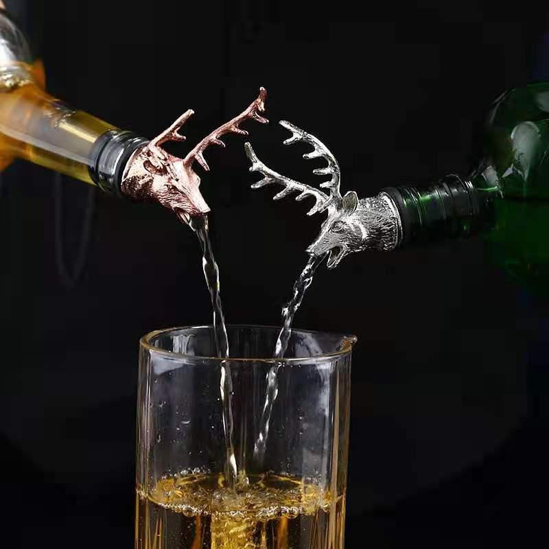 1pc Bottle Nozzle Pourer Oil/mouth with Bottle Stopper Cork Wine Bottle Red Dry Pot Plug Olive Dispenser