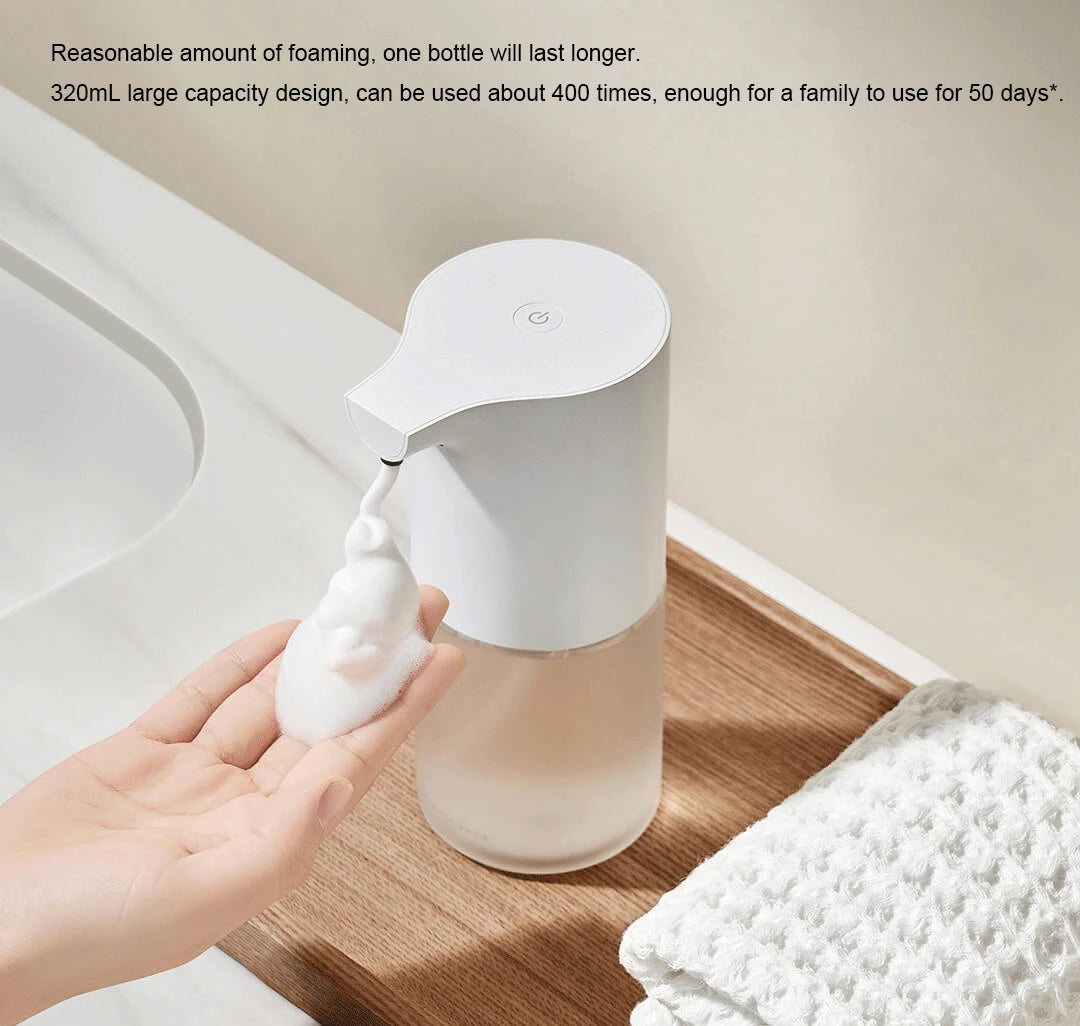 XIAOMI Mijia Soap Foam Dispenser 1S Automatic Induction Hand Washer USB Rechargeable Foaming Machine Home Appliance