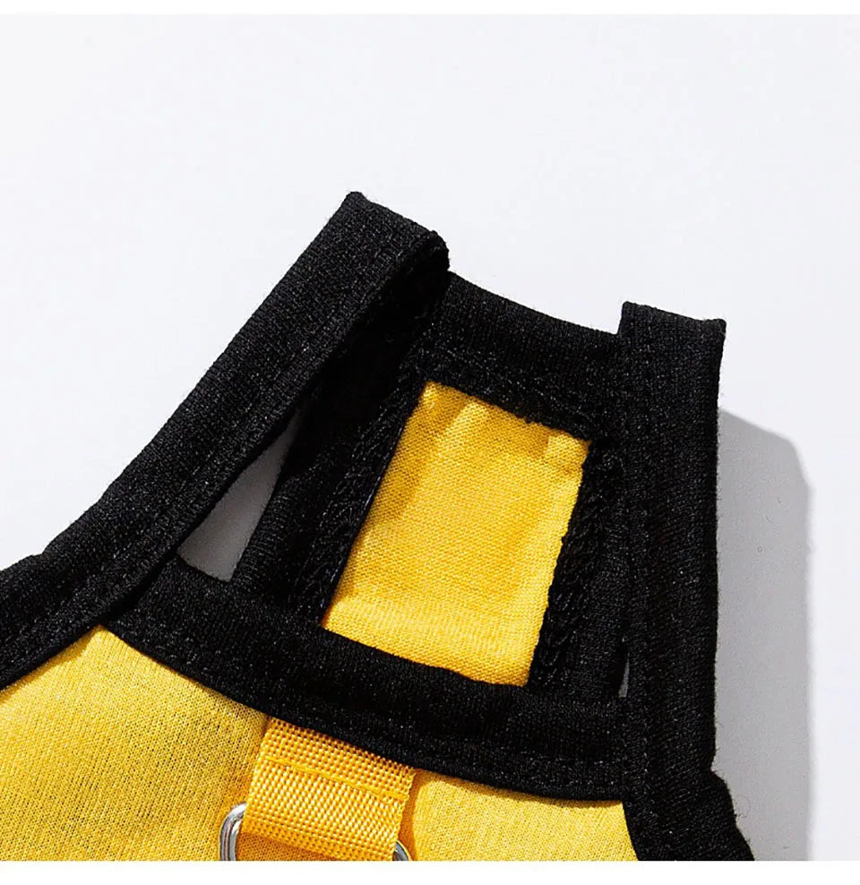 Three-dimensional Ears Puppy Sling 2025 Summer New Dog Clothes Cute Wind Teddy Vest Bichon Casual Clothes