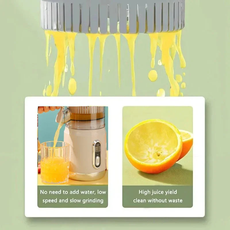 Electric Orange Juicer Portable 600ml Original Citrus Fruit Juice Extractor