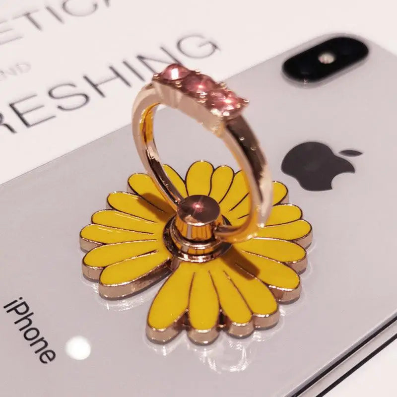 1pc Metal Mobile Phone Buckle Ring Fashion Mobile Phone Ring Buckle Bracket Mobile Phone Bracket Multifunctional Desktop Bracket
