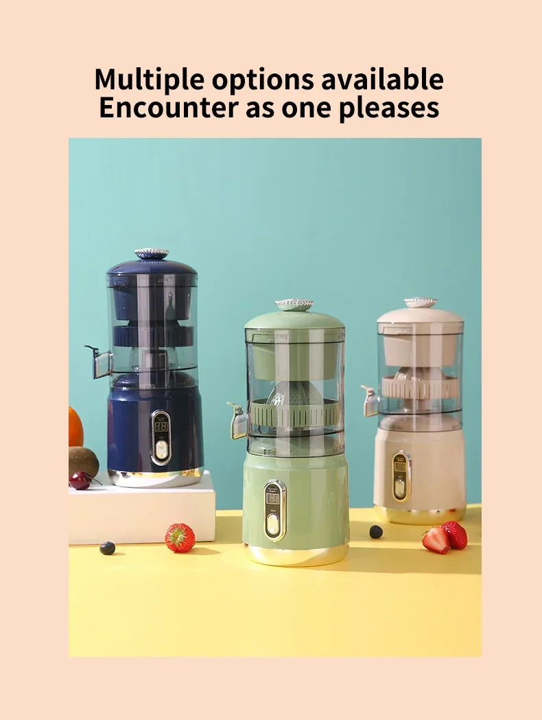 Electric Orange Juicer Portable 600ml Original Citrus Fruit Juice Extractor