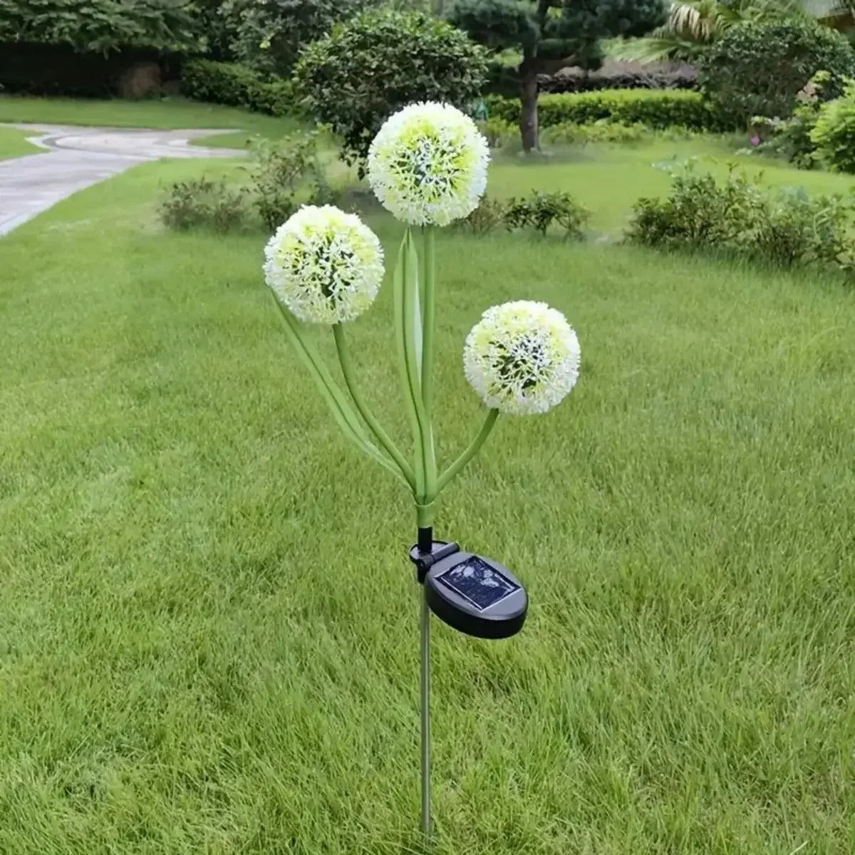 Solar Lights Outdoor Garden Decor,Solar Garden Lights Decorative Dandelion With LED Waterproof Solar Lights Outdoor For Yard