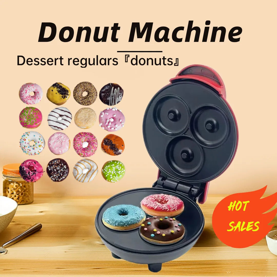 3-Hole Donut Maker Food Processing Machine