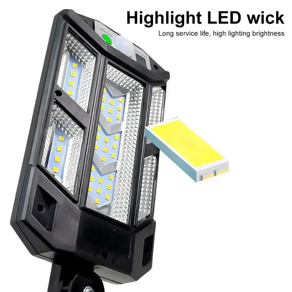 30000LM Solar LED Lights Outdoor Solar Lights Of Motion Sensor 3 Modes Waterproof IP65 Solar Garden Light Street Yard Lantern