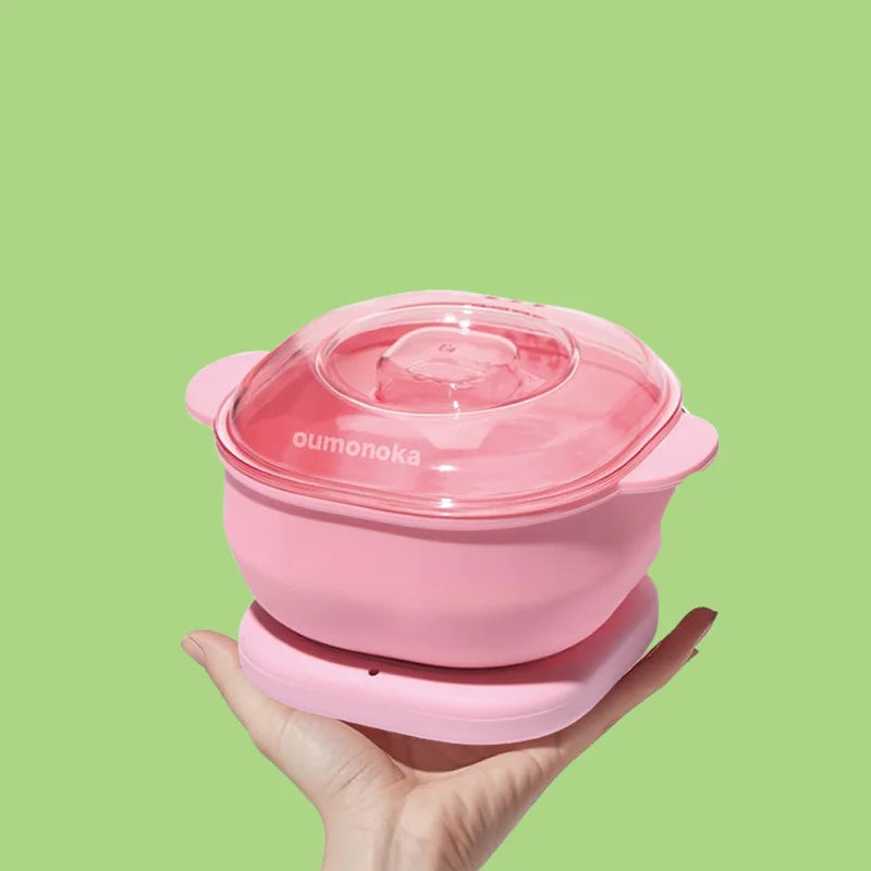 Silicone Depilatory Shaving Wax Heater  Machine for Depilation Professional Home Appliance SPA Paraffin Pot Foldable Wax Heater