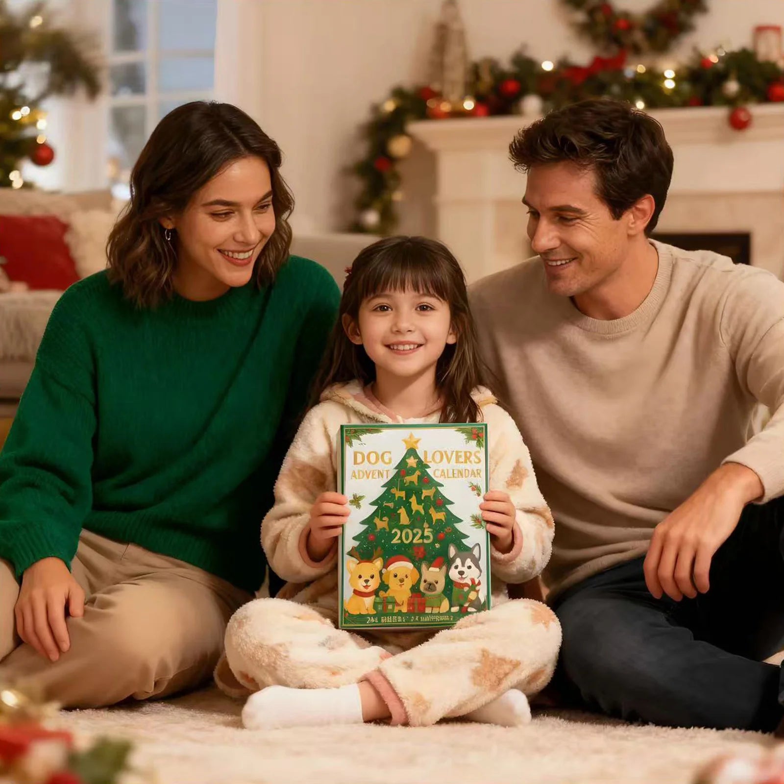 Dog Lovers Advent Calendar 24 Days Dogs Countdown Animal Advents Calendars Puppy-Themed Christmas Gift Set Holiday Gift