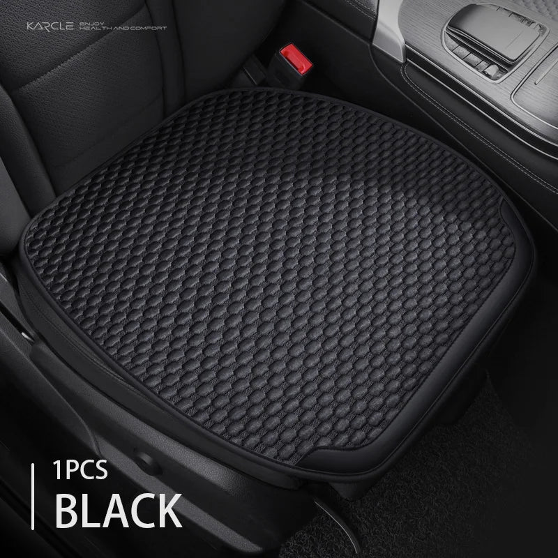 Universal Ice Silk Summer Car Seat Covers Breathable Car Seat Covers Full Set Sweat Absorption Auto Seat Cushion Car Accessories
