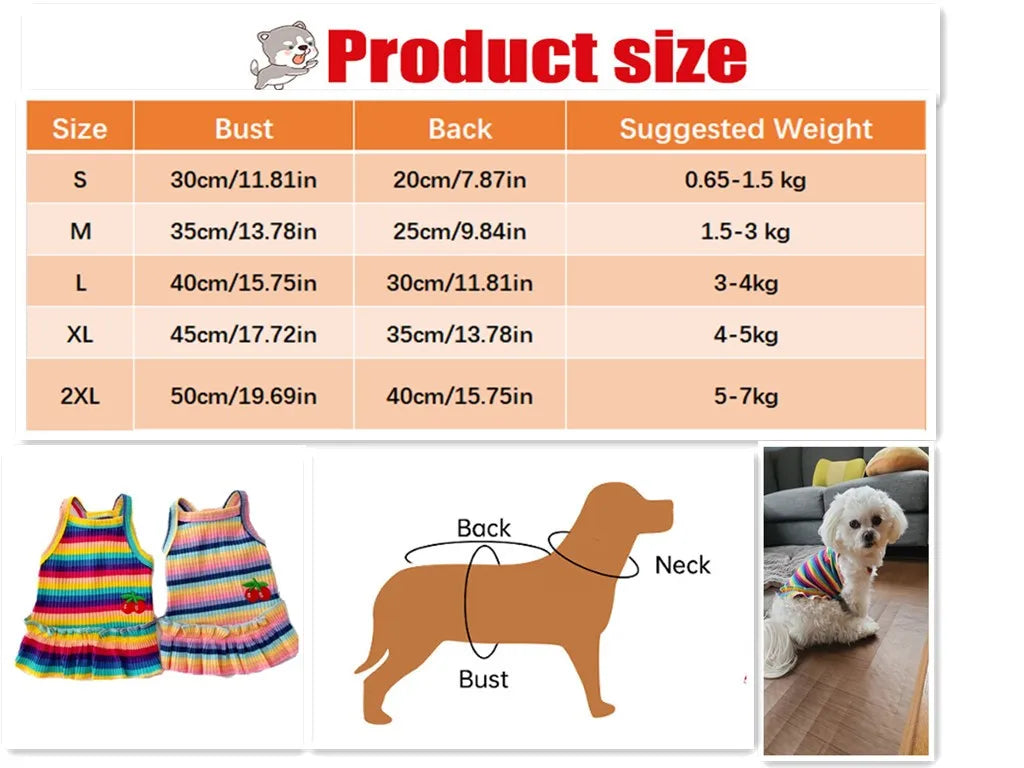 Puppy Summer Clothes Dog Fancy Dress for Small Breeds Dogs Pet Short Skirt Pomeranian One Piece Ropa Perro Costume Roupa Vestido