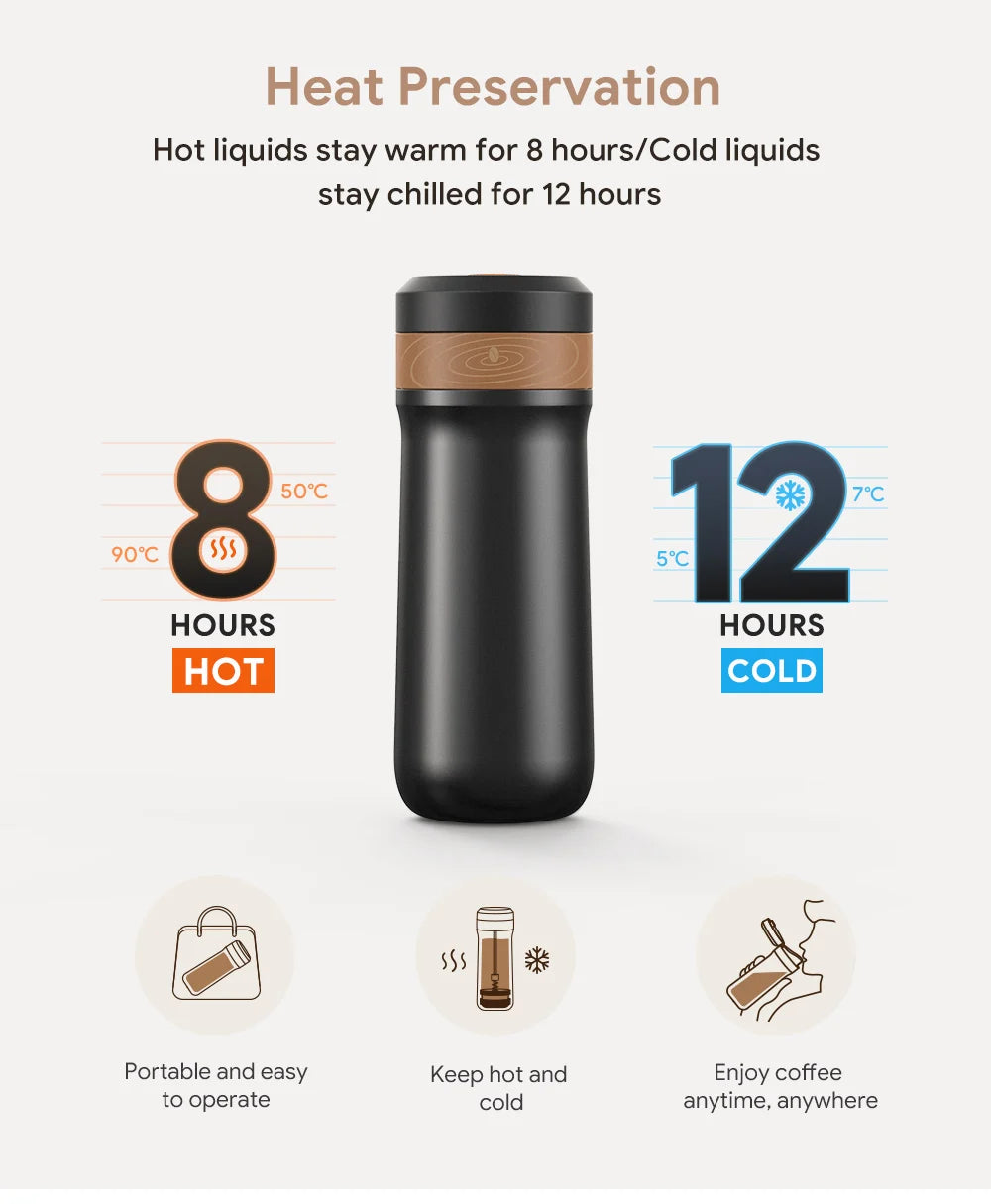 Portable Coffee Maker Stainless Steel