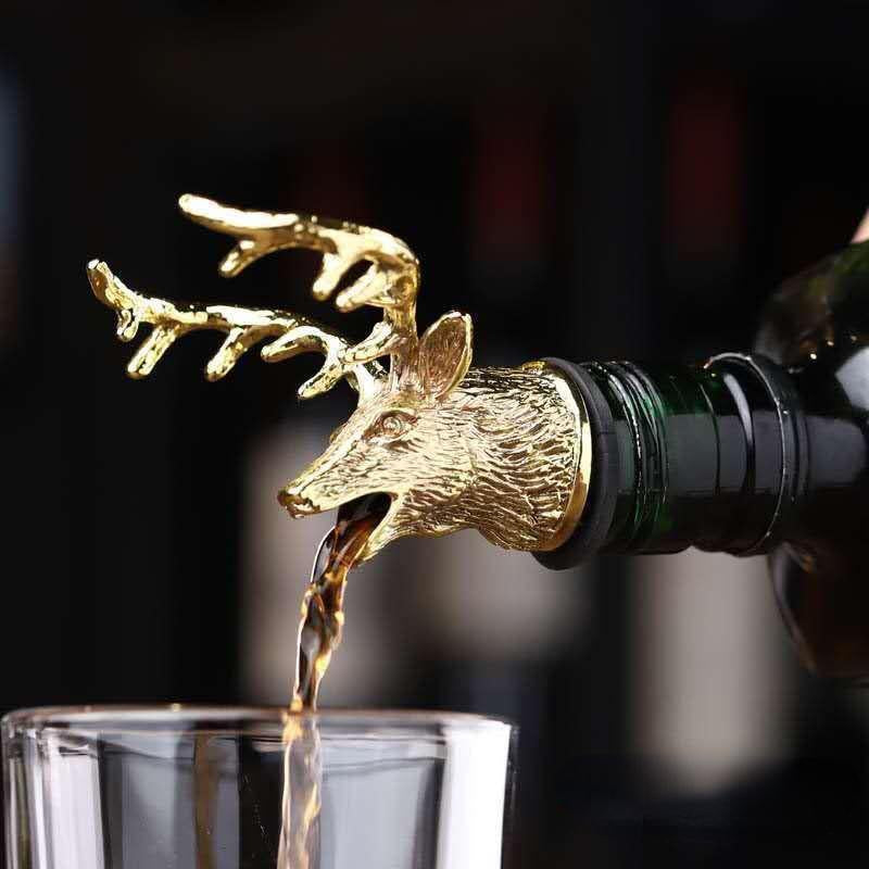 1pc Bottle Nozzle Pourer Oil/mouth with Bottle Stopper Cork Wine Bottle Red Dry Pot Plug Olive Dispenser
