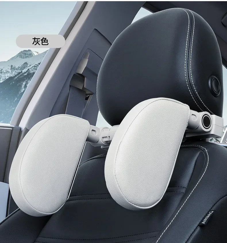 Car Neck Headrest Pillow Cushion Seat Memory Foam Pad Sleep Side Head Telescopic Support on Cervical Spine for Adults Child