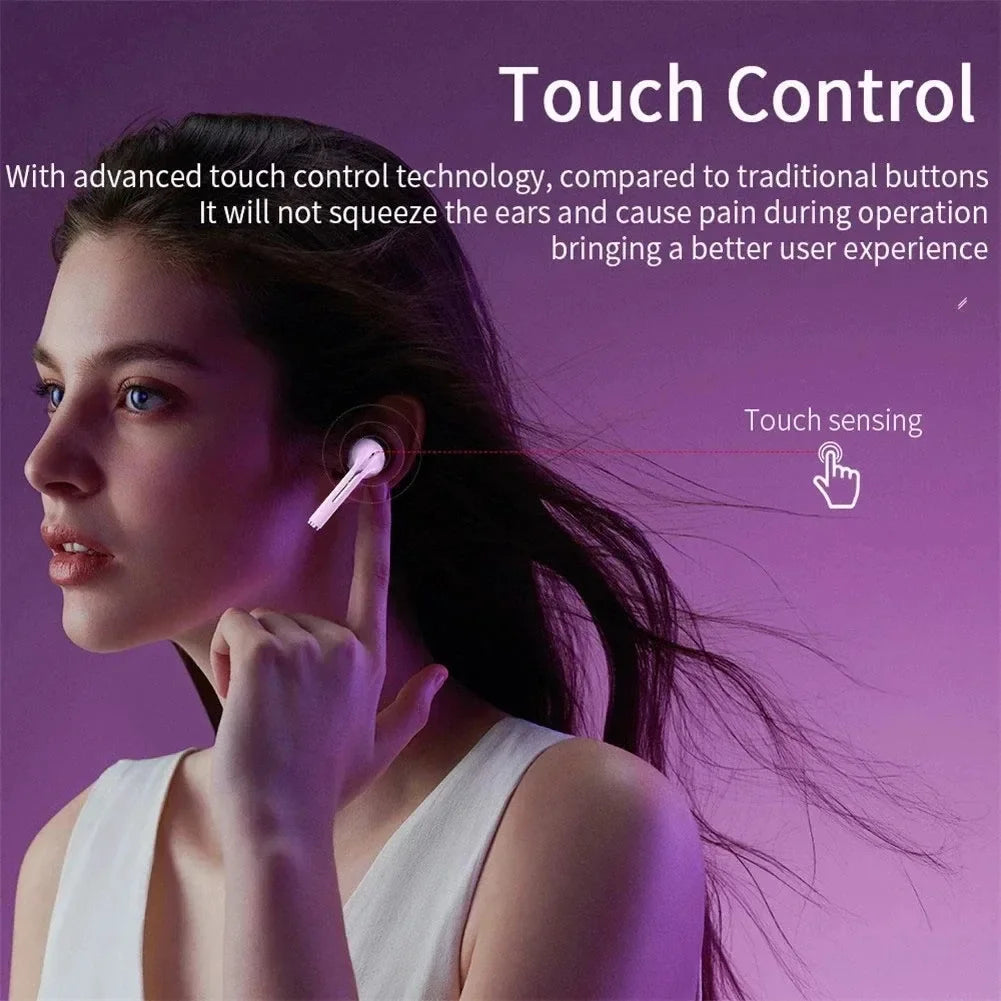 Wireless Earphones J18 In Ear TWS Bluetooth Ture Sport Headphones HiFI Stereo Game Waterproof Headset With Microphone