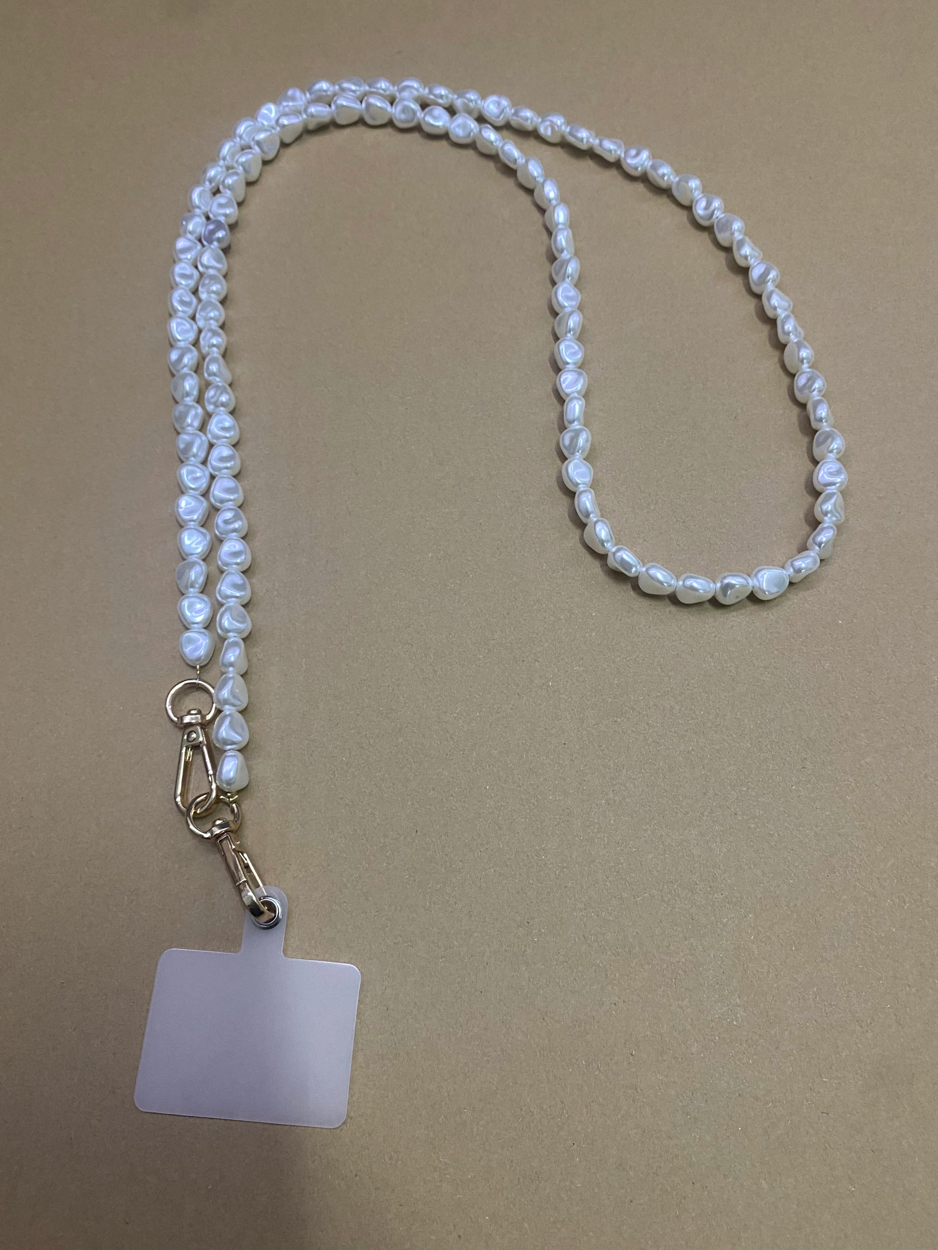 Korean Luxury Mobile Phone Corssbody Lanyard Pearl Bracelets Chain For iPhone 14 15 pro max Samsung Flip 4 S21 s22 S23 Ultra