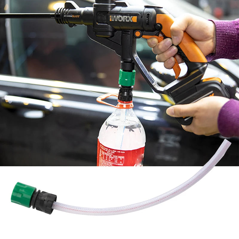 Lithium Battery Washer Gun With Coke Bottle High Pressure Washer Gun Hose Quick Connection Wash Car Cleaning Accessories
