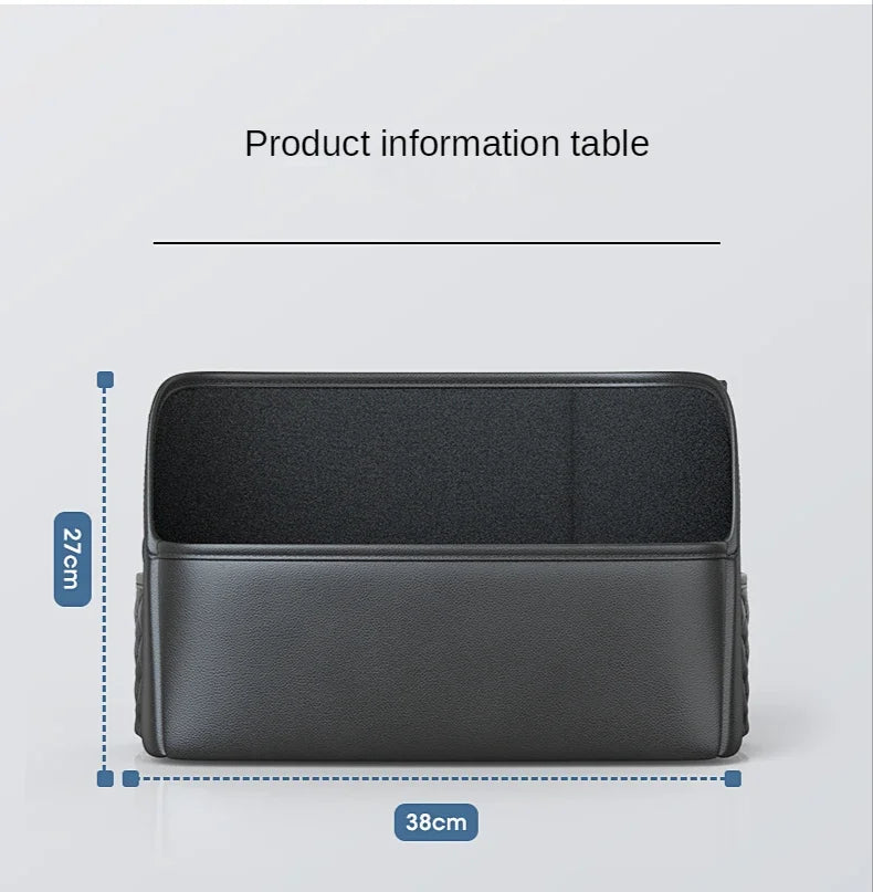 Leather Car Seat Middle Hanger Storage Bag Luxury Auto Handbag Holder Between Seats Tissue Water Cup Pockets Stowing Tidying