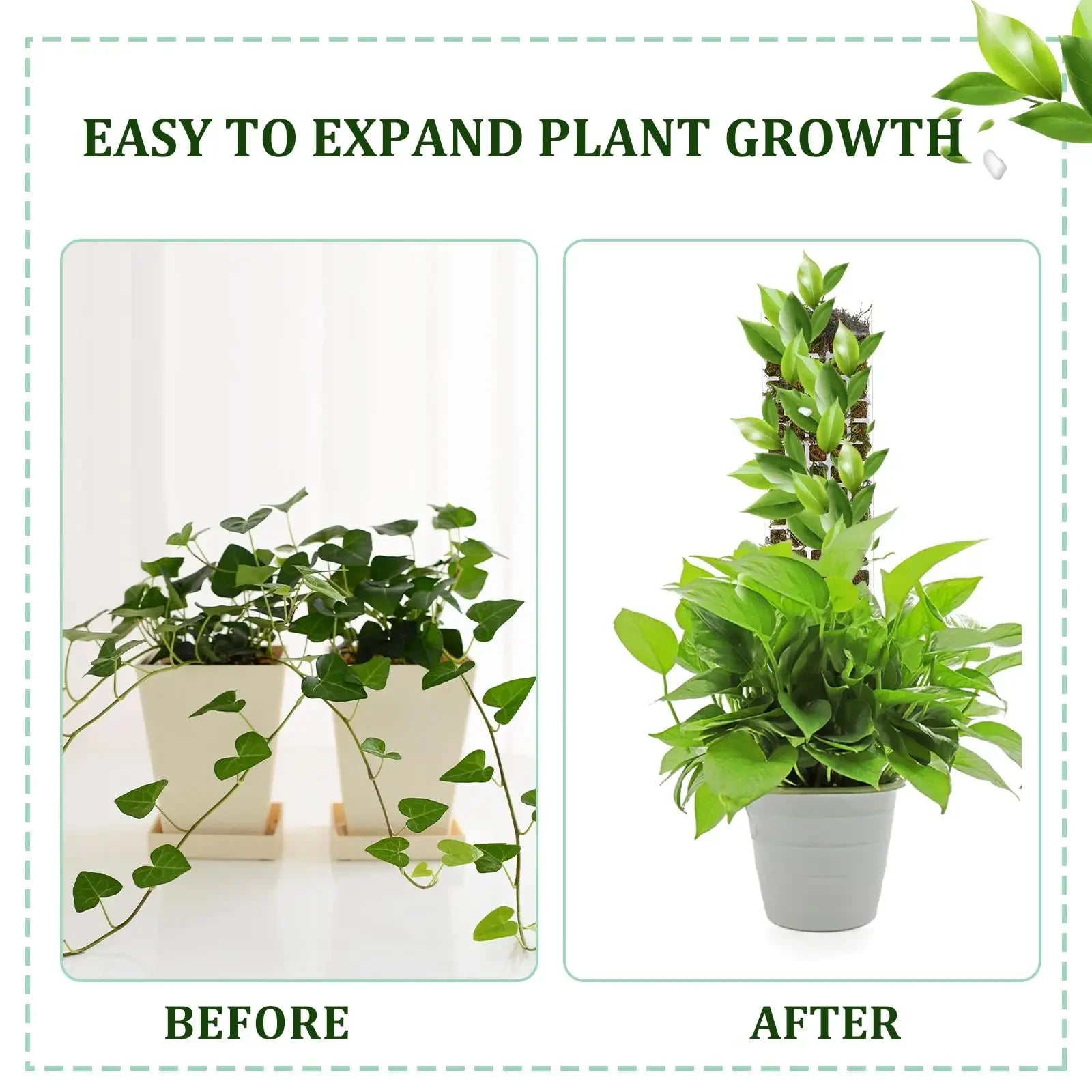 Moss Pole Plastic Plant Stand Indoor Climbing Plants Guardian Tutors Pot Moss Stick For Plants Growth Garden Support Accessories