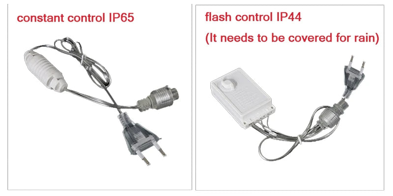 Christmas Decoration 2025 Festoon Led Icicle Curtain Lights Outdoor Droop 0.5/0.6/0.7M Street Garland On The House New Year Eve