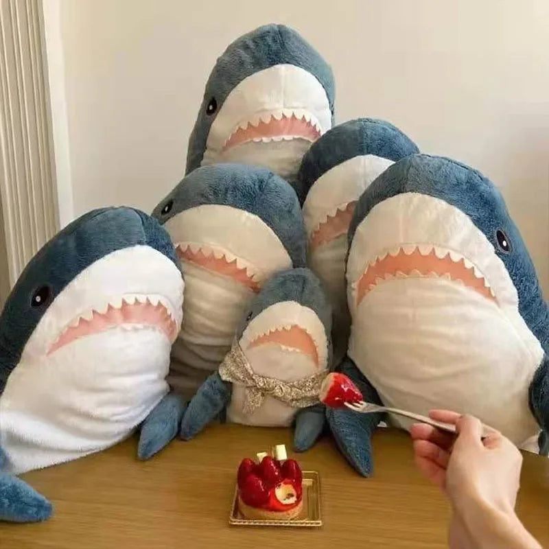 30cm Shark Toy Soft Stuffed Sea Animal Accompany Pillow High Quality Gifts For Birthday Children Boys Party Decro