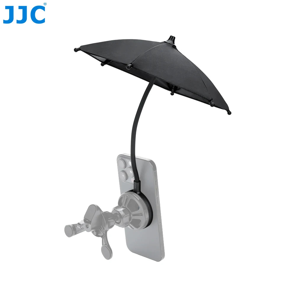 Magnetic Phone Umbrella for Sunlight Rain Universal Mobile Phone Sunshade Shield Umbrella for MagSafe for Outdoor Anti-Glare