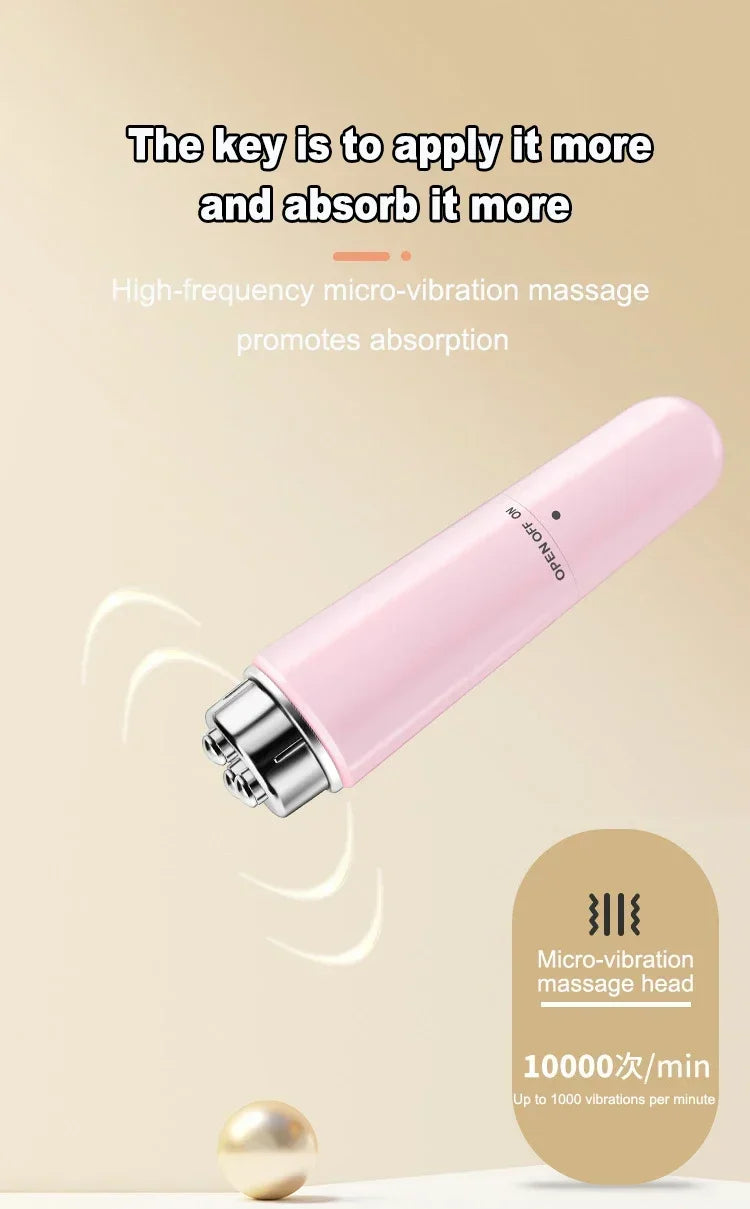 Electric Facial Massager Micro Vibration Eye Beauty Instrument For Relax Eye Dark Circles Eye Bags Puffiness Eye Massage